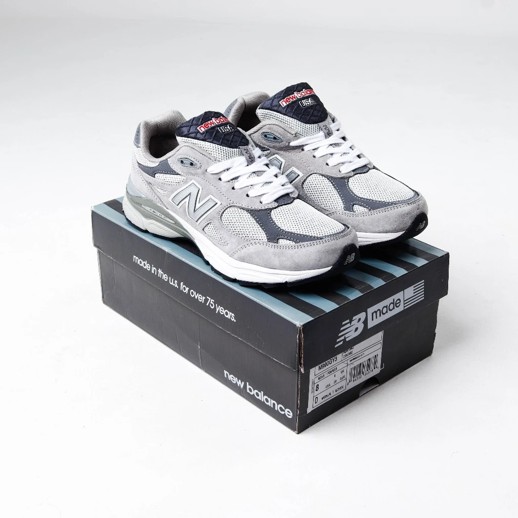 Sepatu New Balance 990 V3 Grey - NB 990 - Gambar 2
